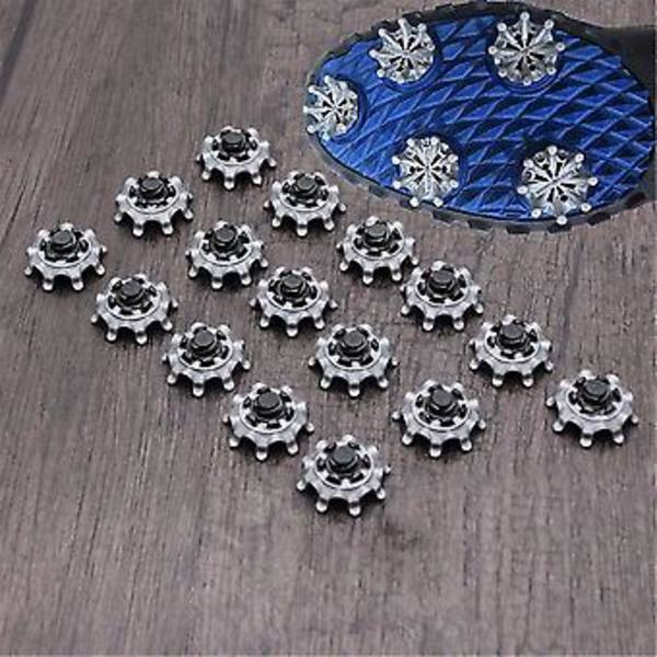 18 stk. Golfsko Spikes til Golfsko Bløde Erstatningsknopper Golf Spikes Pins Passer til de fleste Golfsko