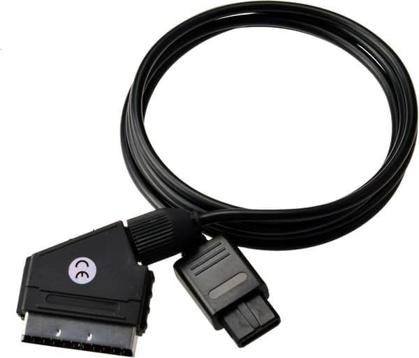RGB-kabel (SCART) for Gamecube og SNES (Super Nintendo) N64