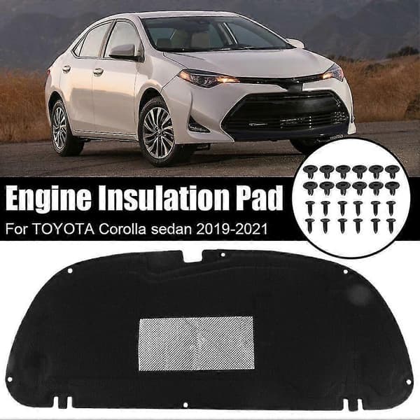 For Toyota Corolla 2019-2021 Bilpanser Lyd Bomull Varmeisolasjonspute
