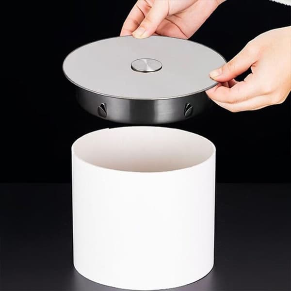 Røgrørslåg, komfurrørslåg i rustfrit stål, skorstenshætte til rør, brandsikkert ovnlåg i rustfrit stål (149 mm)