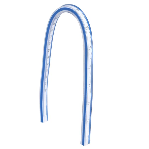 Flexible Curve Ruler Plastic Metric Scale Soft Measuring Tool for Drawing and Sewing 30cm Flexible Curve Ruler