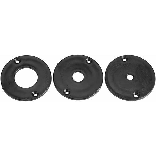 Aluminium Router Table Insert Plate with 4 Rings and Screws for Woodworking Benches 235 120 8mm