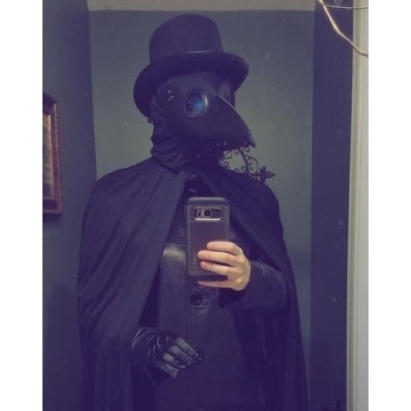 Raxwalker Plague Doctor Mask Halloween Props Costume Set 3-in-1 SET