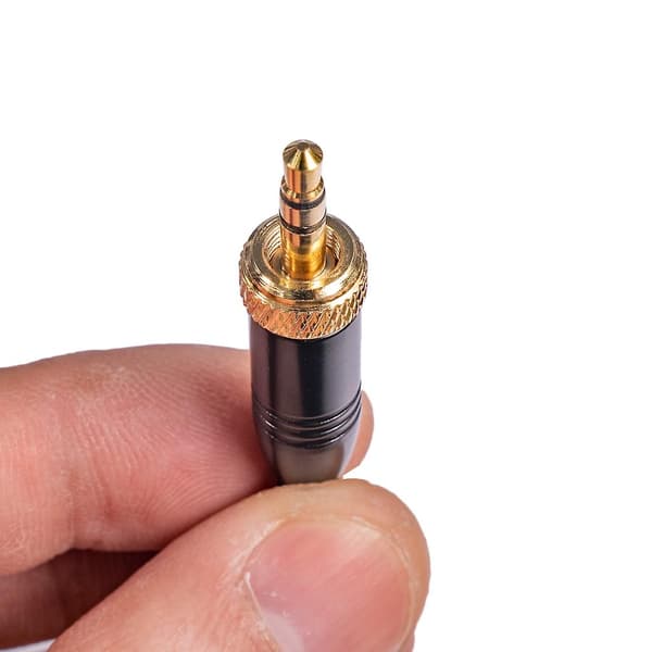 Mini XLR hann til 3,5 mm lydkontaktkabel, 3-pinners Mini XLR til 1/8\" TRS-kontaktkabel