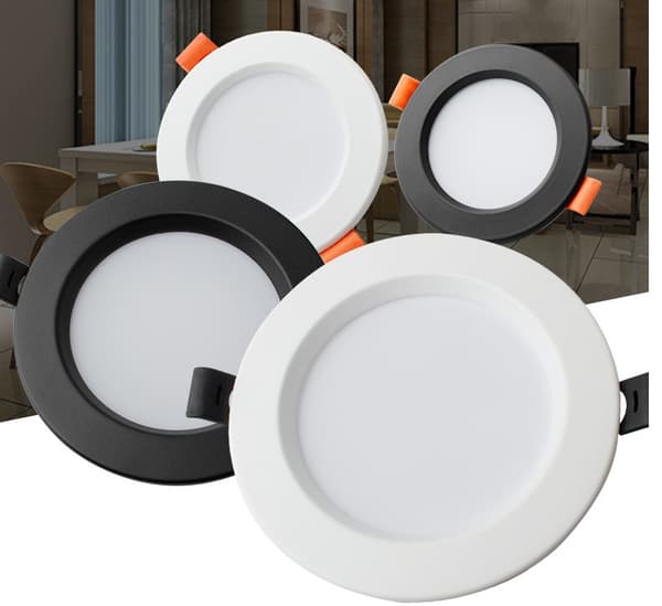Innfelt LED-panel, LED N/A hvit effekt 4 tommer / 12W (varmhvit)