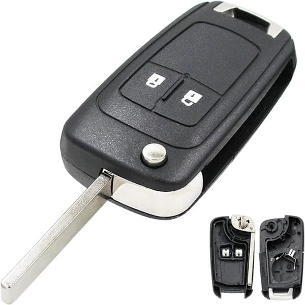 Remote Car Key Case Replacement Compatible with Vauxhall Opel Astra Insignia Vectra Zafira Meriva Mo [DB]