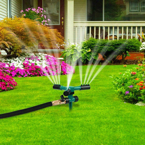 Automatic Rotating Garden Lawn Water Sprinkler Sprayer Irrigation Tool