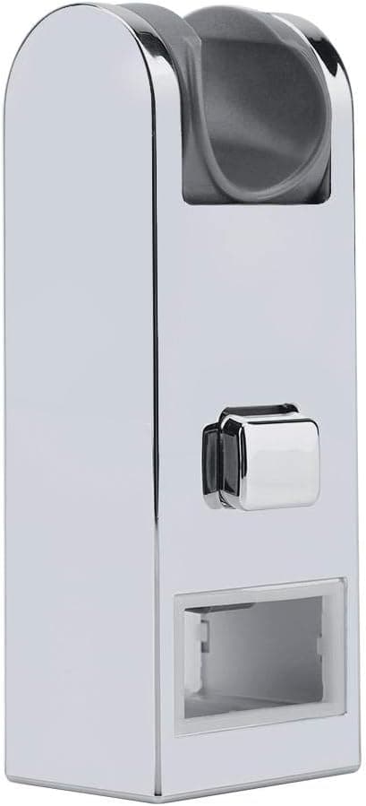 ABS Chrome Plated Universal Hand Shower Rail Head Bracket Adjustable Height Shower Slider Bar Rail Head Holder Stand 30*15
