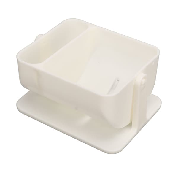 Wall Makeup Sponge Holder Rotatable Bottom Drainage Hole Design Self-Adhesive Powder Puff Rack for Bathroom Bedroom