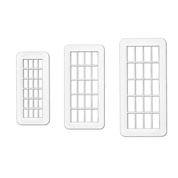 Kakform Kakform Fondantformar, Geometriska Kakformar För Födelsedagstårta Cupcake Dekoration Rektangulär Präglingsremsa Rectangular embossing strip Rectangular embossing strip