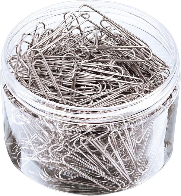 500 Large Paper Clips for Office, School, and Personal Use, 29 mm [GKS]