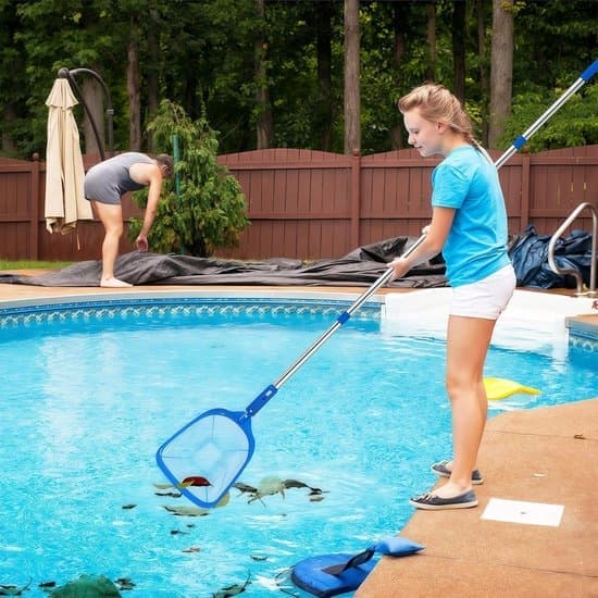 Telescopic Pool Net 180 cm - Fine Mesh Net for Leaves and Algae - For Swimming Pools, Ponds and Above-Ground Pools - Easy Cleaning