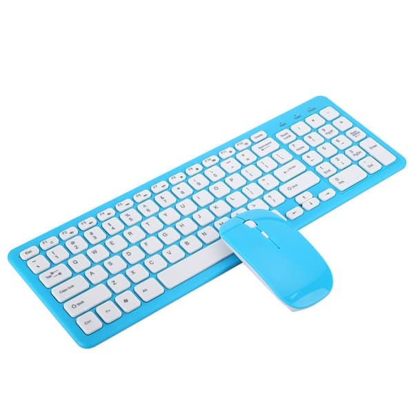Wireless Keyboard and Mouse Set for Office and Gaming, for Laptop, 3 Speeds, Micro Receiver