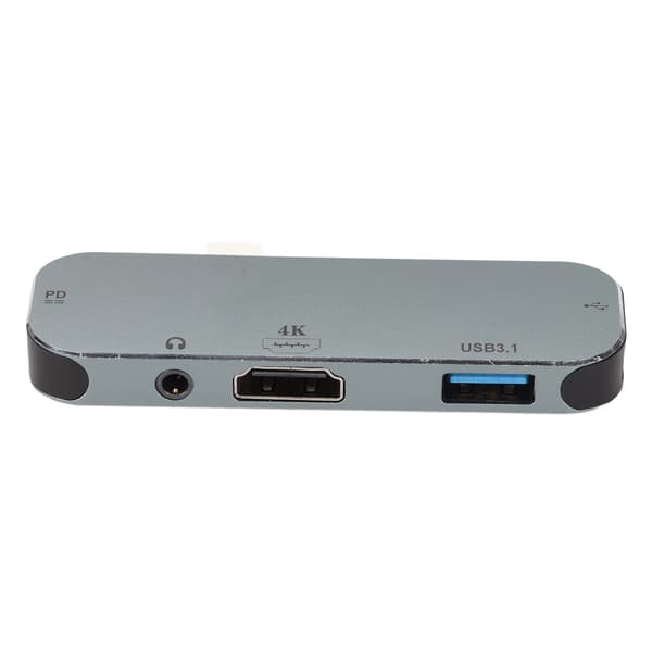 USB C HUB Type C til USB3.1 4K High Definition Multimedia Interface 480 Mbps 100W Strømopladning 5 i 1 USB C-adapter