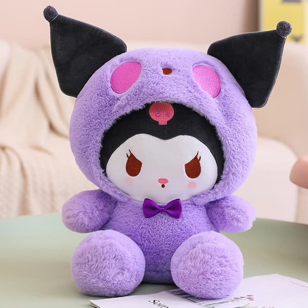 32 cm lumiukko violetti Kurome-nukke pehmonukke lelu pehmolelu
