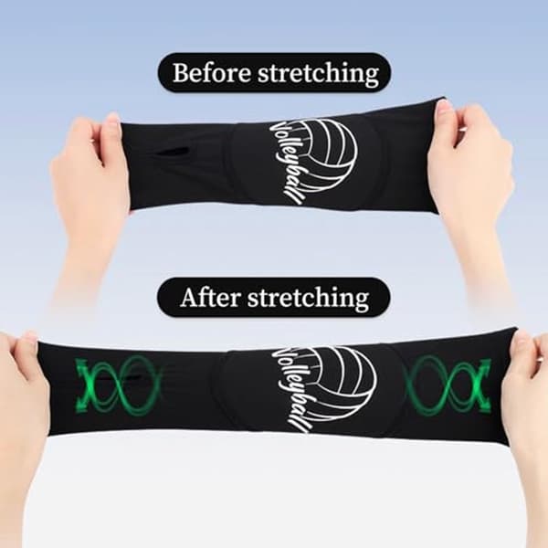 Volleyball Arm Guards for Kids - Forearm Compression Sleeves and Arm Warmers - High Quality - Practical Design_yu