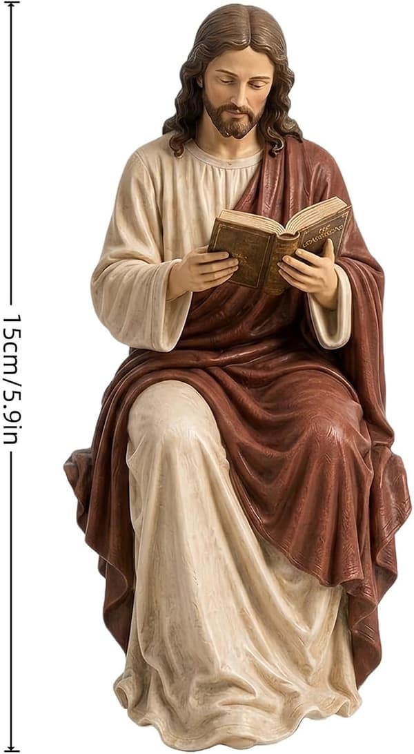 Religiøse statuer, sittende leseborddekorasjon B - B