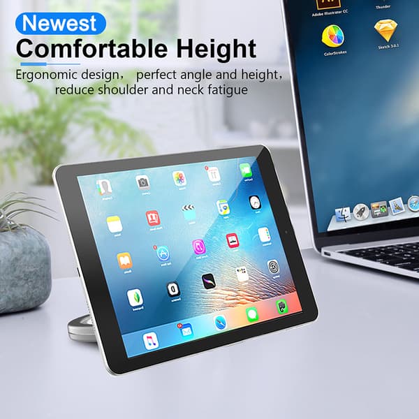 Tablet PC Wall Mount Portable Washable Multifunctional Mobile Phone Accessories Collet White Collet White