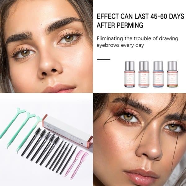 Professional Eyebrow Lift Kit - Eyebrow Lamination Kit for Instant DIY Eyebrow Lift for Fuller, Thicker, and More Beautiful Eyebrows