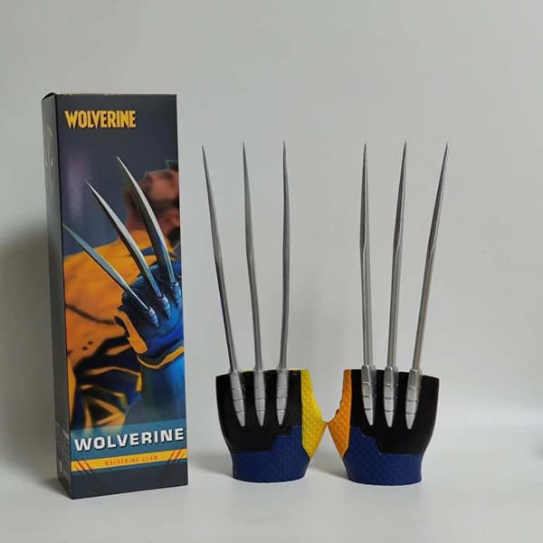Wolverine klohansker 1:1 bærbare cosplay-rekvisitter modellpynt håndlagde leker