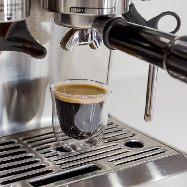 4-pak 80 ml espressokopper, dobbeltvæggede termo-isolerede espressokopper, glaskaffekopper