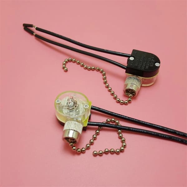 JX42B 250V DIY Wall Lamp Zipper Cord Control Switch for Ceiling Fan Lamp