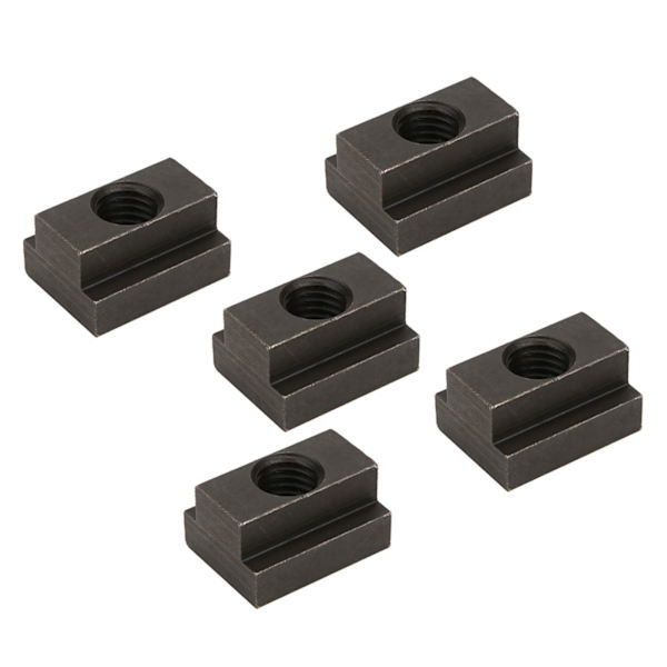 T-slot Nut with Black Oxide Finish, M12 Thread, 5-Pack