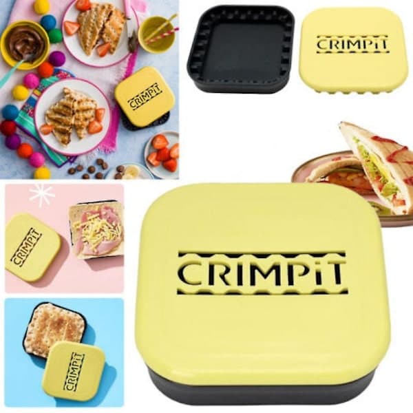 1-3 stk. The Crimpit - En toastmaker for tynne - Lager toastede snacks på minutter