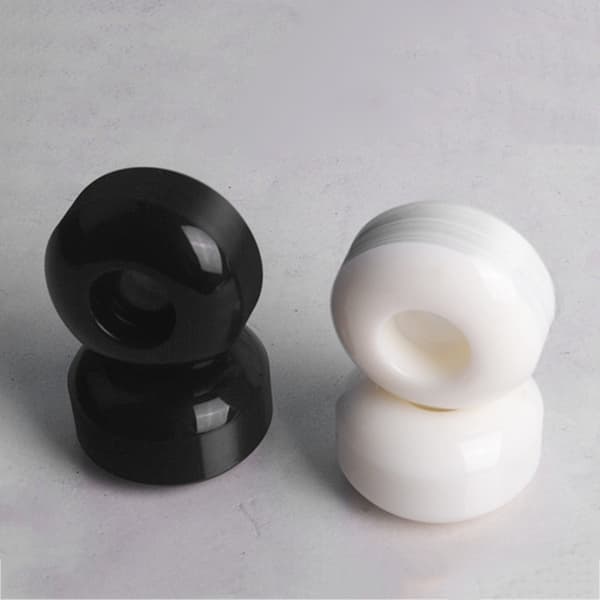 52 mm Durable Skateboard PU Wheels Temperature Resistant Skateboard Accessories White White