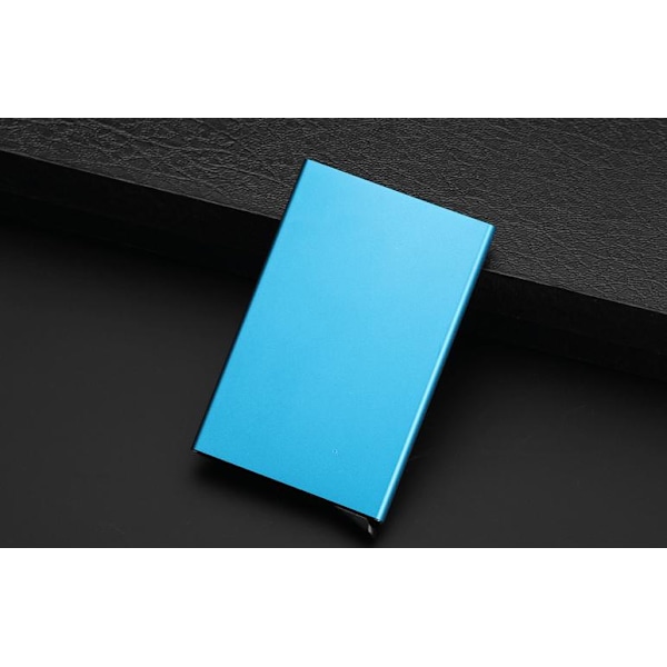 Pop-Up-korttikotelo - Alumiinilokerot suojaavat (RFID-suojattu) - LEMAN Red Röd