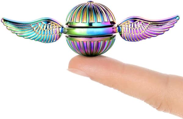 Fidget Spinner i Metall för Fickan, Handspinner för Fingret, Skrivbordsleksak