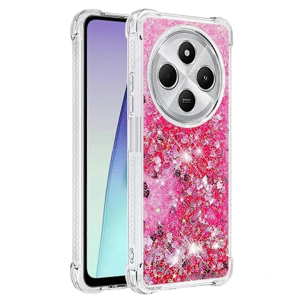 Kompatibelt med Xiaomi Redmi 14C 4G Mobilskal - Rosa/Hjärtan