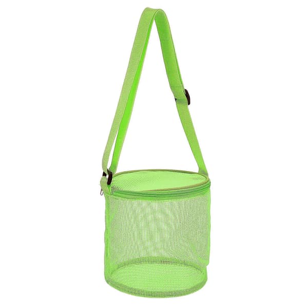Strandtaske Netopbevaring til Opbevaring 1 stk. Store Strandtasker Grøn PVC