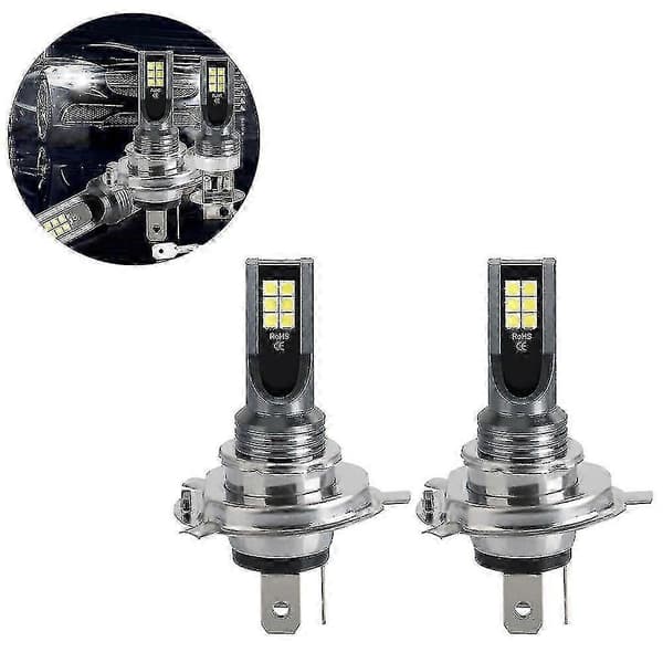 H4/9003 LED-frontlyspærer LED H4 Frontlys Bilpærer H4 Bil Frontlys Lyse LED Bilpærer H4 LED Frontlys