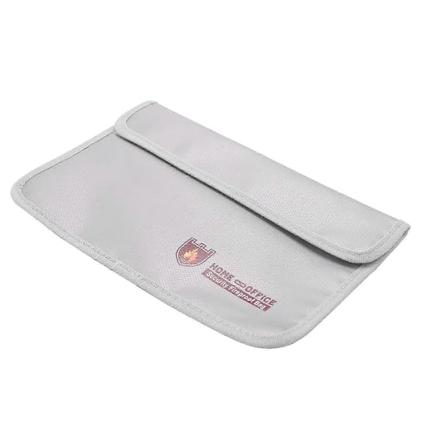 Fireproof Document Bag, Waterproof and Fireproof Money Bag with Zipper, Fireproof Safe Storage Bag f