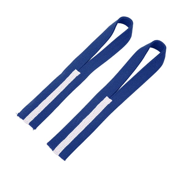 2pcs Canvas Lifting Wrist Straps, Non Slip, Improve Strength, Wrapped Form, Weightlifting Straps Blue