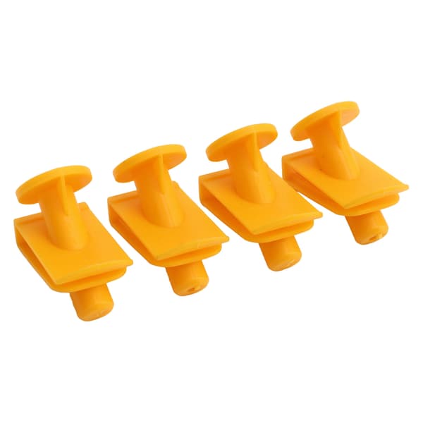 8PCS Engine Base Screw Clip A0019913970 Yellow Underbody Mounting Clips Replacement for Smart Fortwo W450 W451 Models