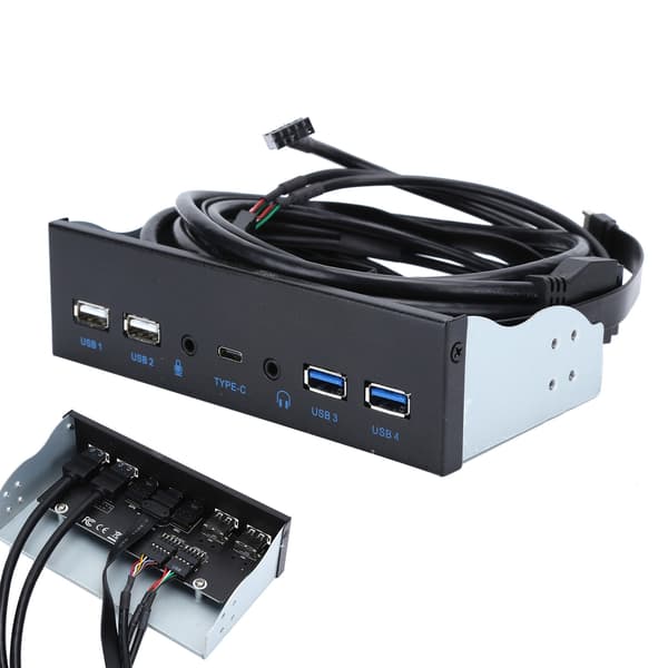 2-ports USB 3.0 + 2-ports USB 2.0 højopløsnings lydgrænseflade til computer
