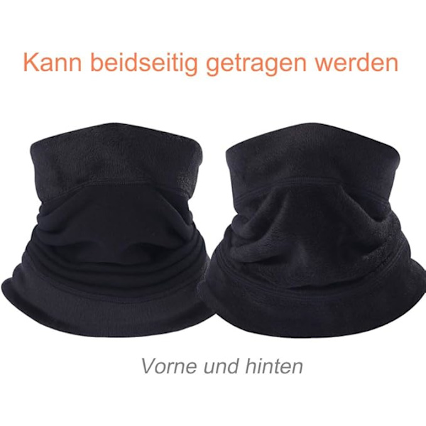 Winter Neck Warmer, Multifunctional, Unisex, Thermal Fleece Lined, Elastic