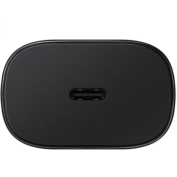 25 W SAMSUNG Hurtigoplader USB-C med kabel sort svart