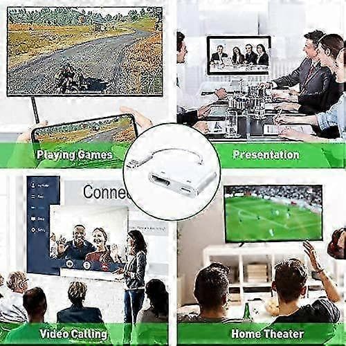Apple Lightning–HDMI Digital AV -sovitin 1080p HDMI-linjan synkronointinäyttö 26s