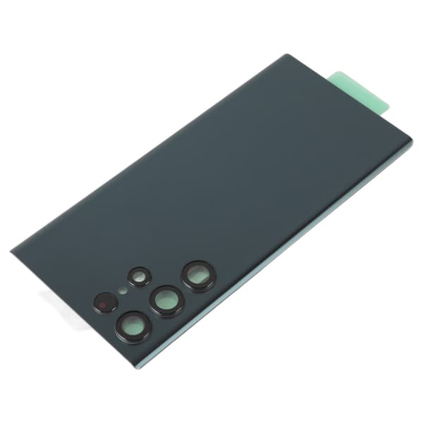 Bageste glasdæksel udskiftningsbatteridørhus bagpanel til Samsung Galaxy S22 Ultra 5G S908U S908F Grøn