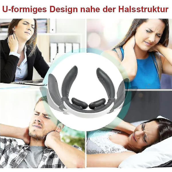 Cordless Neck Massager Pain Relief Intelligent Portable Deep Tissue Trigger Point Massager