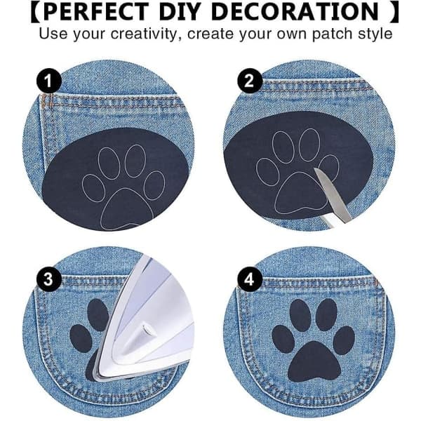 Iron-on Patches, 10 Pcs 5 Colors Oval PU Leather Patches Repair Sewing Artificial Elbow Thin Leather Elbow Patches