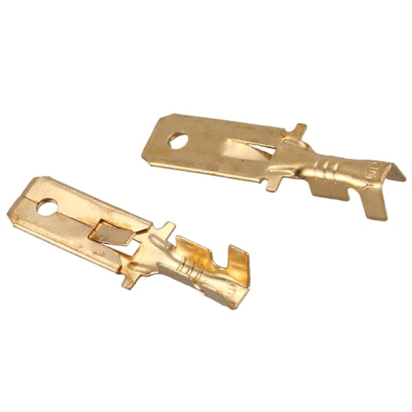 20 stk. messing han kabelkonnektor 1/4 \" uisolerede bindestolper