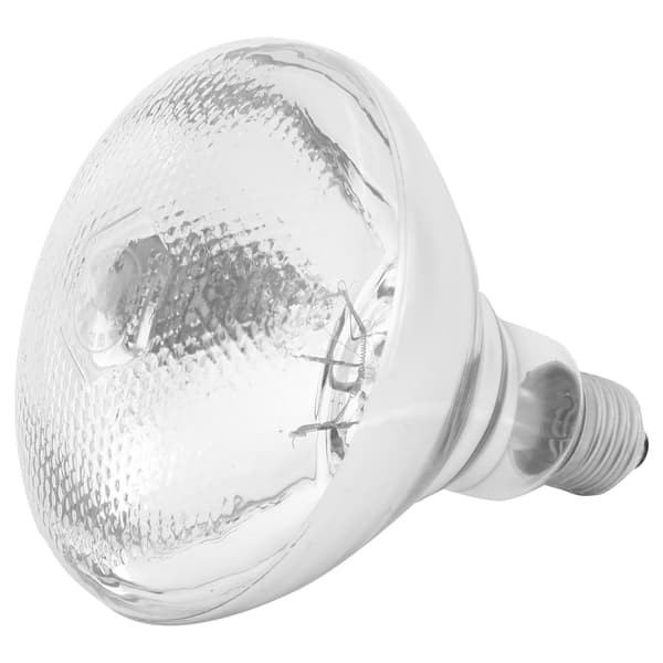 Heating Lamp for Breeding Adjustable Temperature Infrared Insulation Lamp for Breeding 220V‑240VAR38 White Glass