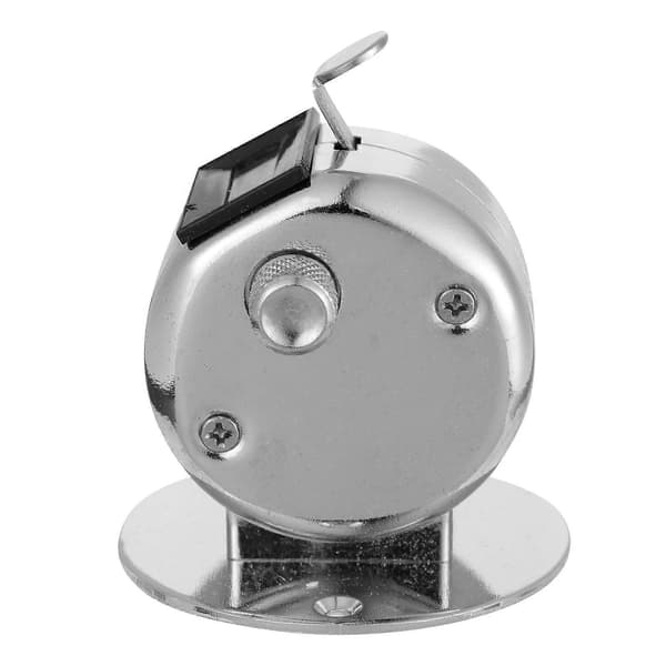 Bærbar teller, effektiv mekanisk teller med tydelig 4-sifret display [DB] Sølv 6,5x5,6cm