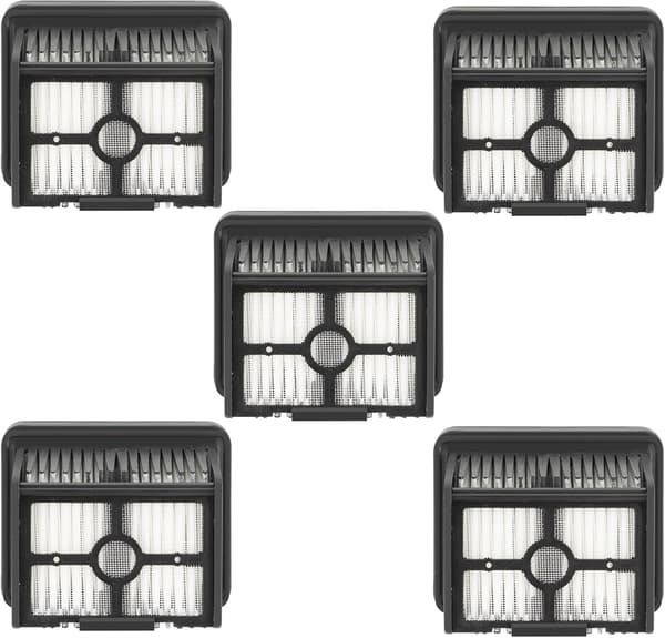 Dreame H12 Pro HEPA Filter Ersättningskit - 5-pack Mörkbrun