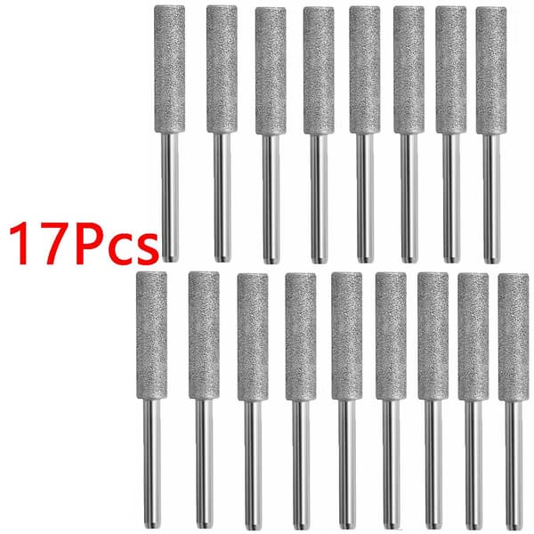 5,5 mm timanttinen ketjunhiomakivi, 17 kpl