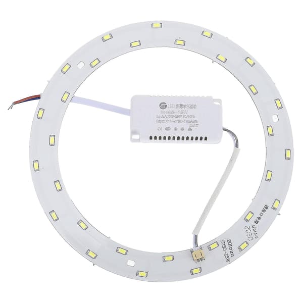15W 220V-240V SMD 5730 30-LED Magnetic Round LED Panel Light LED Ceiling Light (Pure White Light)